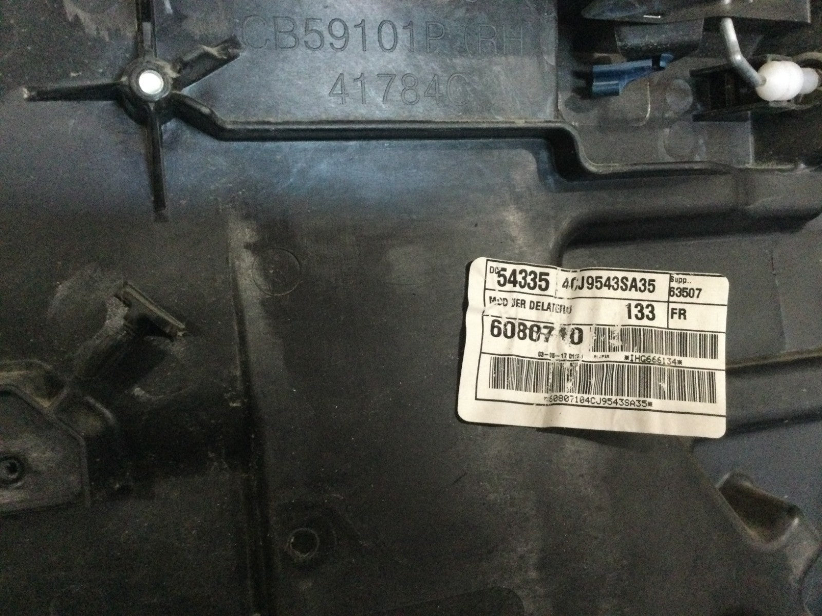 2017 Dodge Ram 3500 6.7L Front Right Window Door Regulator OEM