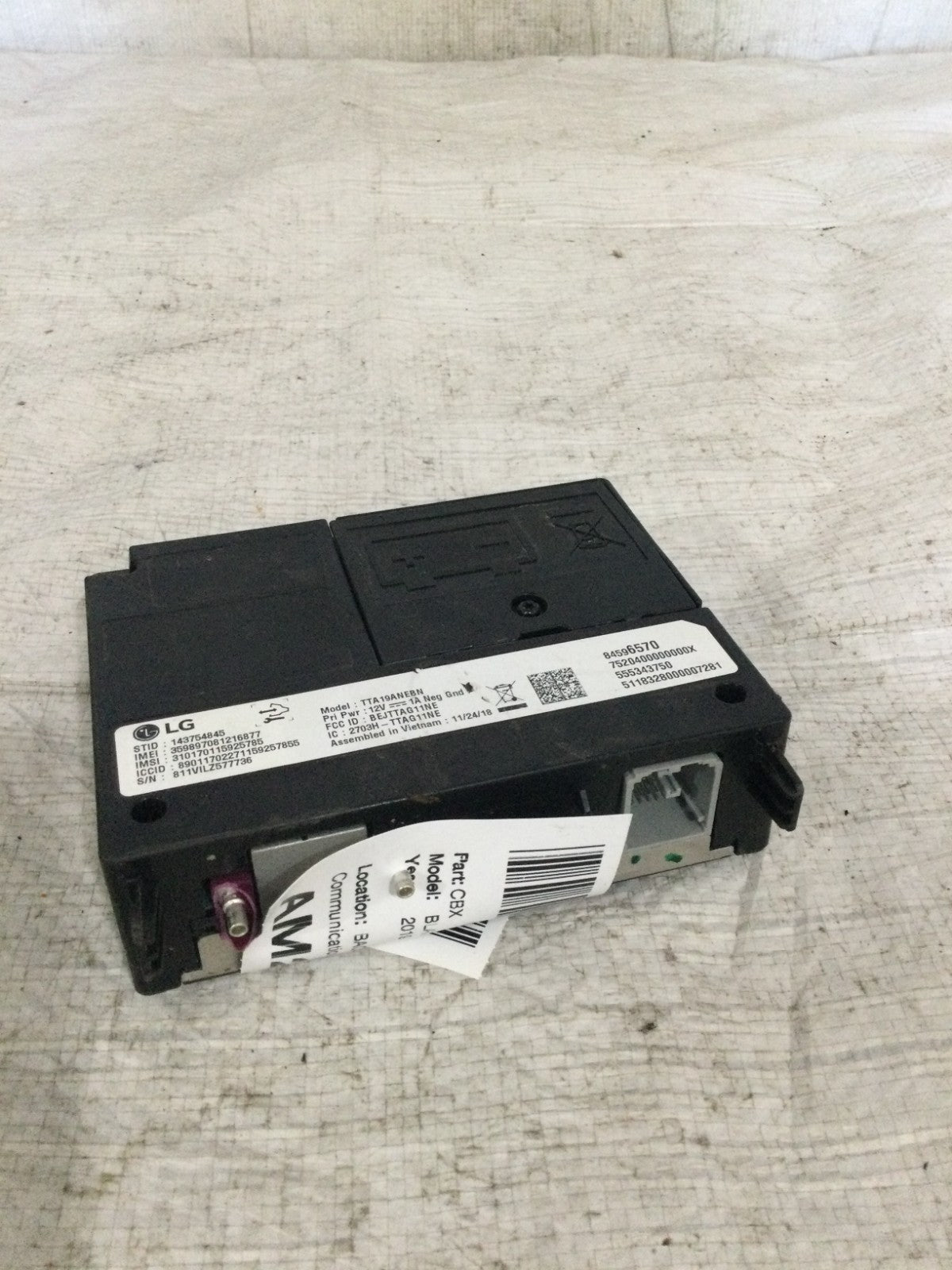 2019 Chevrolet Blazer Telematics Communication Control Module OEM 84596570