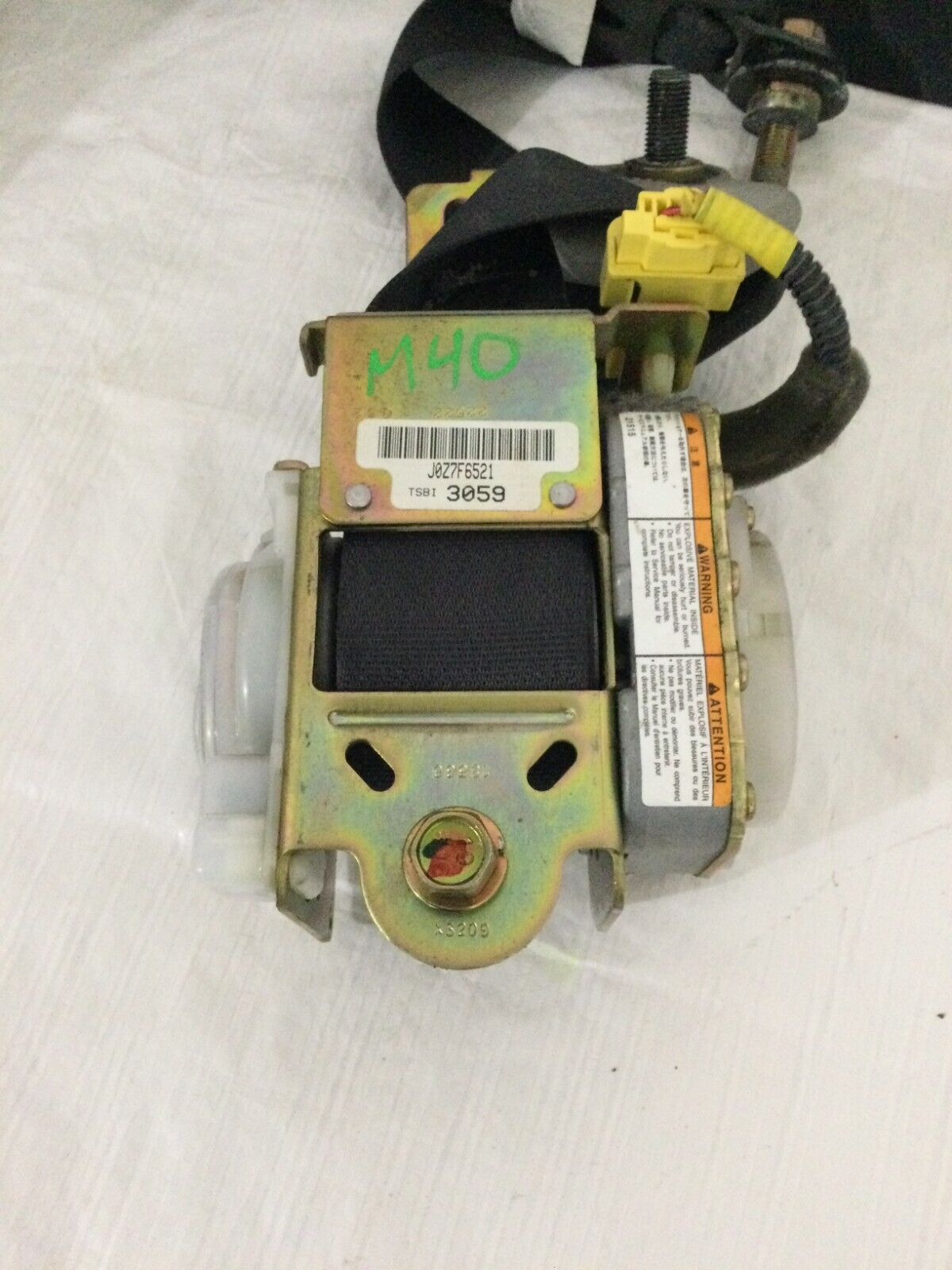 2003 Honda Accord Front Right Passenger Seat Belt OEM