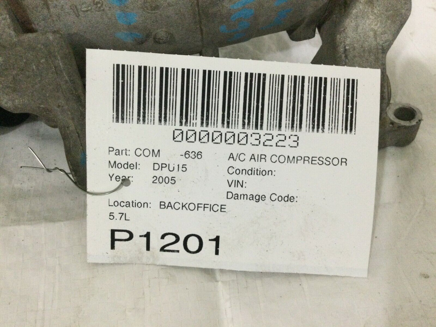 2003-2008 Dodge Ram 1500 5.7L  A/C Compressor OEM 