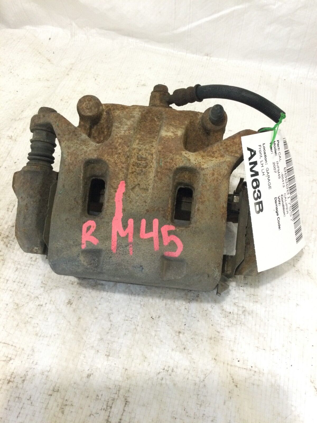 2006-2008 Infiniti M45 Front Left Driver LH Side Brake Caliper OEM