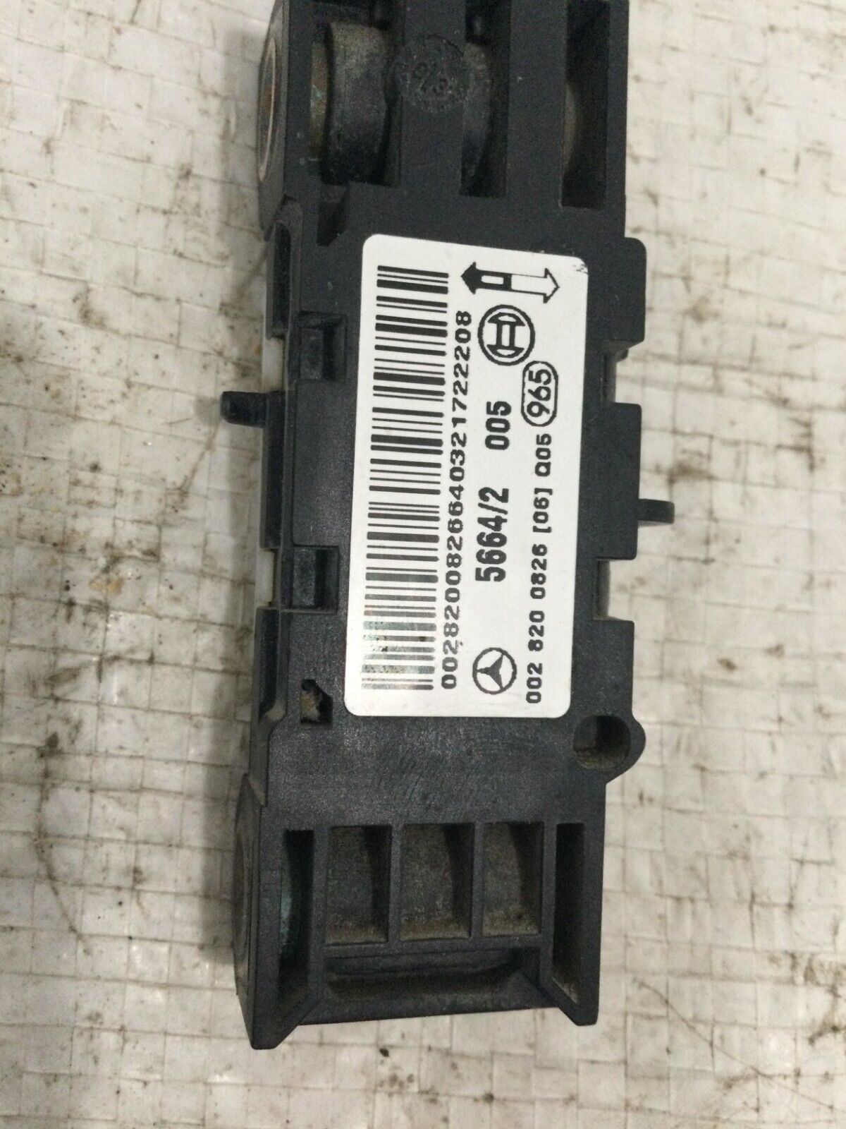 2004 Mercedes Benz S430 Left Front Crash Impact Sensor Module 0028200826 OEM