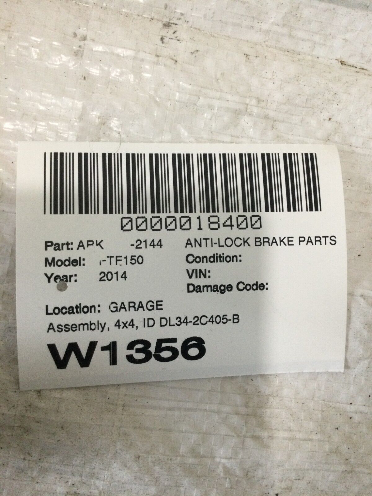 2005 Dodge Ram 2500 Rear Right Side Brake  Caliper OEM