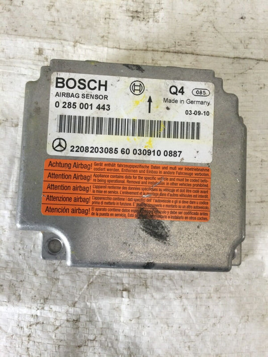 2004 Mercedes Benz S430 SRS Sensor Module OEM 028500143