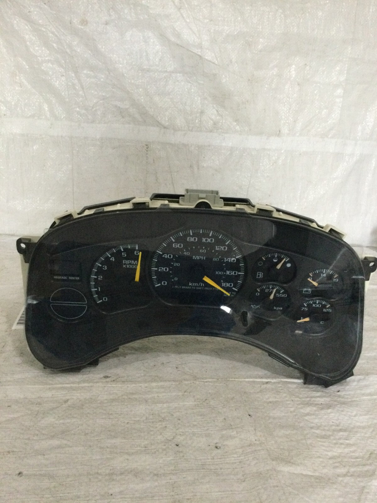 2001 Chevrolet Silverado 2500 Instrument Cluster Speedometer 15055363 OEM