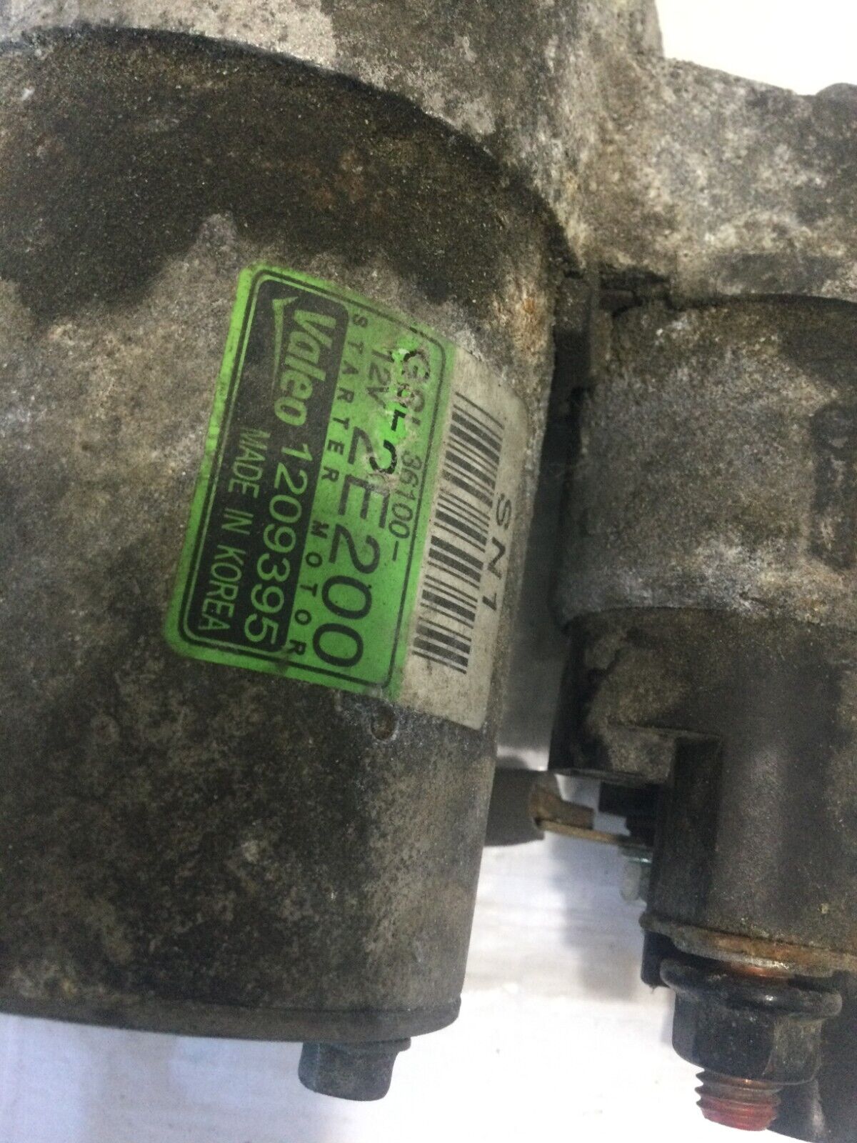 2017 Hyundai Elantra Engine Starter Motor OEM 1209395