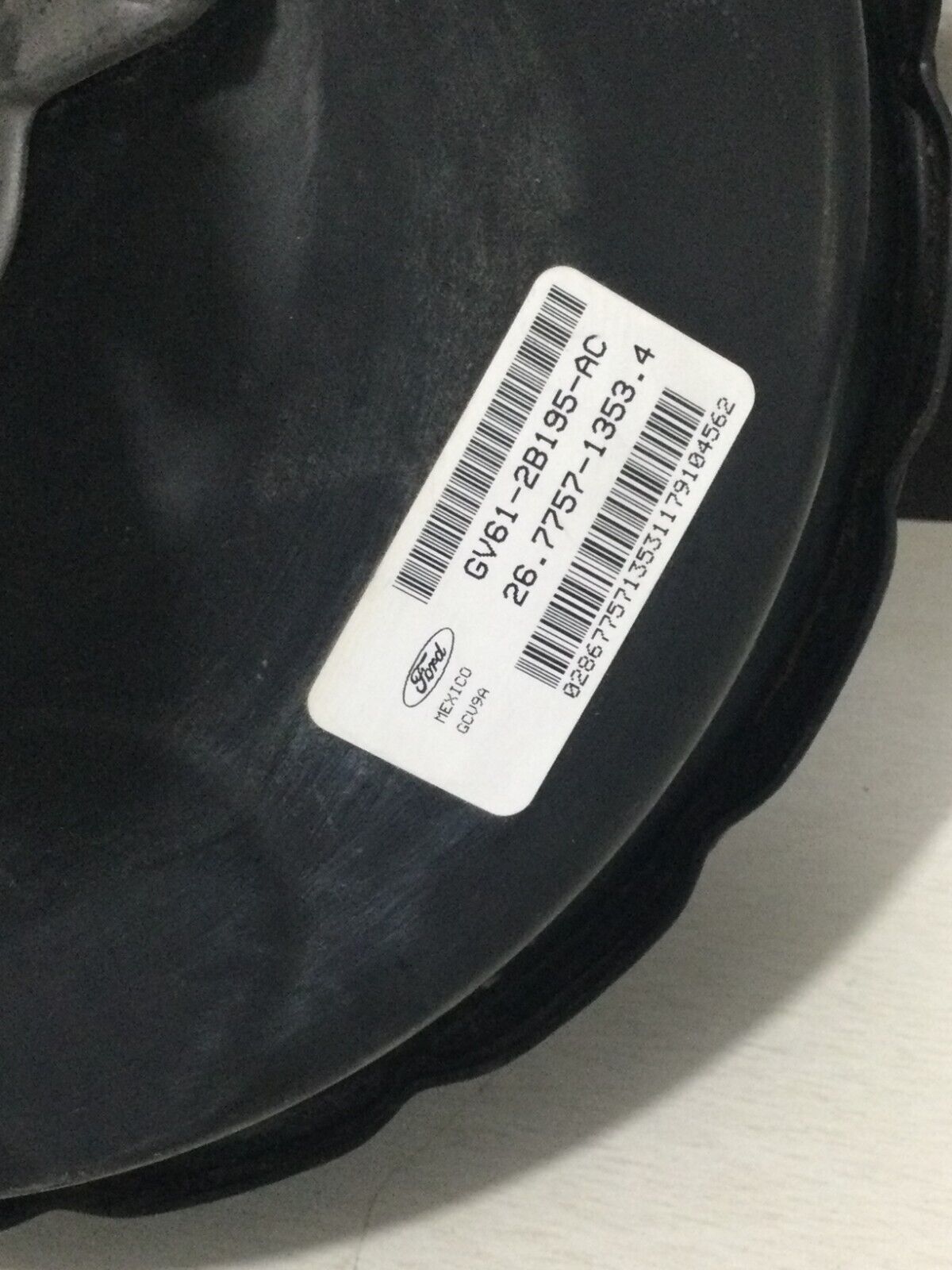 2017-2019 Ford Escape  Power Brake Booster W/ Reservoir OEM GV61-2B195-AC