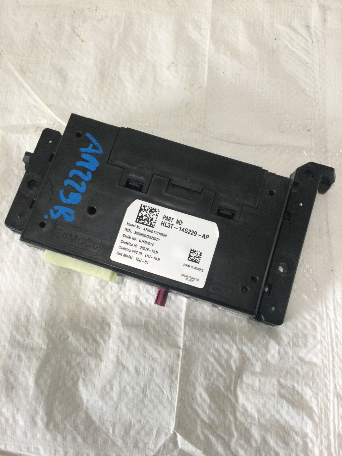 2017 Ford  F150 F-150 Telematic Communication Control Module HL3T-14G229-AP OEM