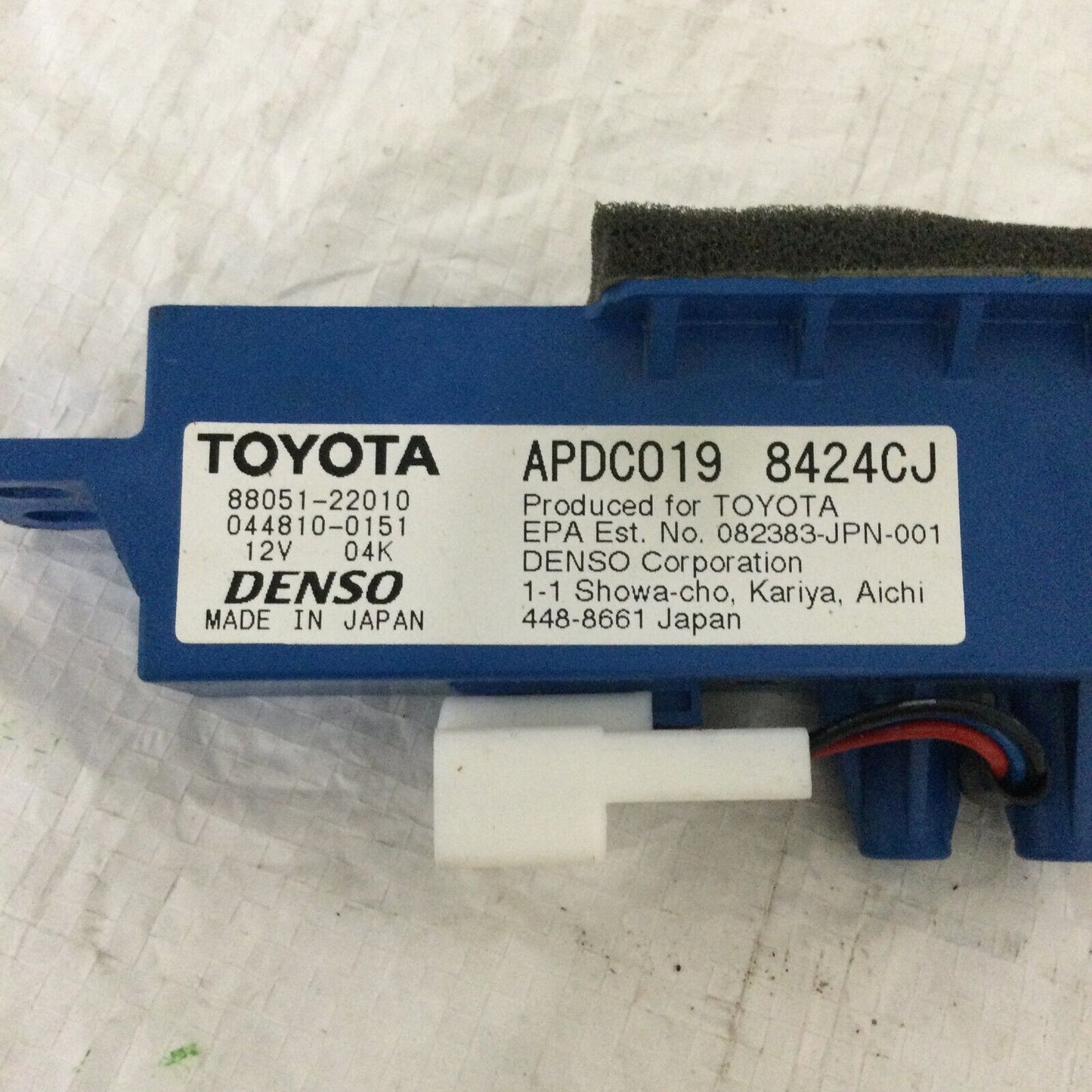 2007-2009 Toyota Camry Chassis ECM Sub Generator Control Module 88051-22010
