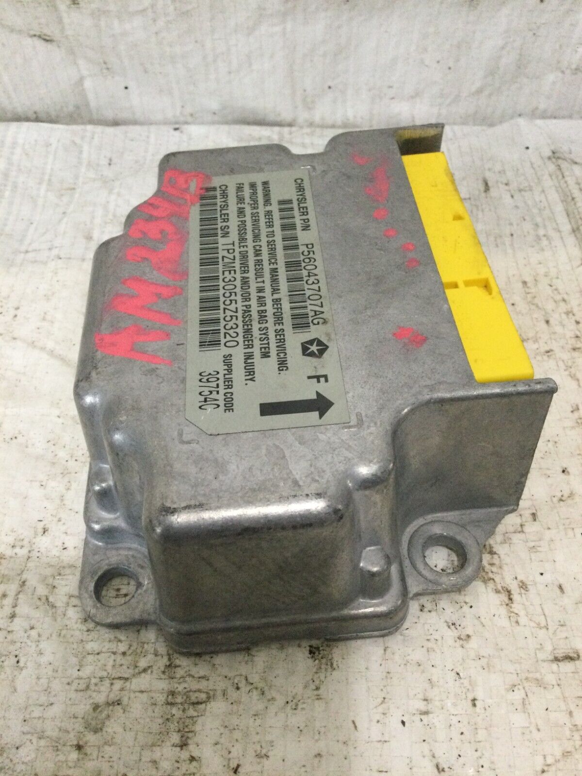 2006 Dodge Ram 1500 SRS Control Module Unit OEM 56043707AG