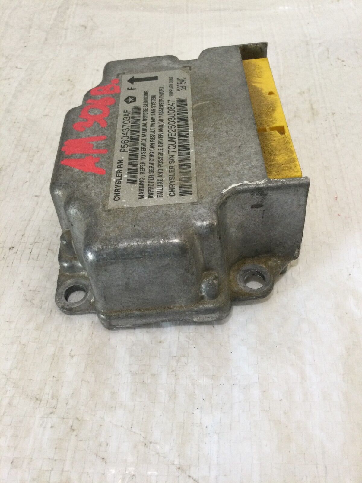 2004 Dodge Ram 1500 SRS Control Module Computer 56043703AF OEM