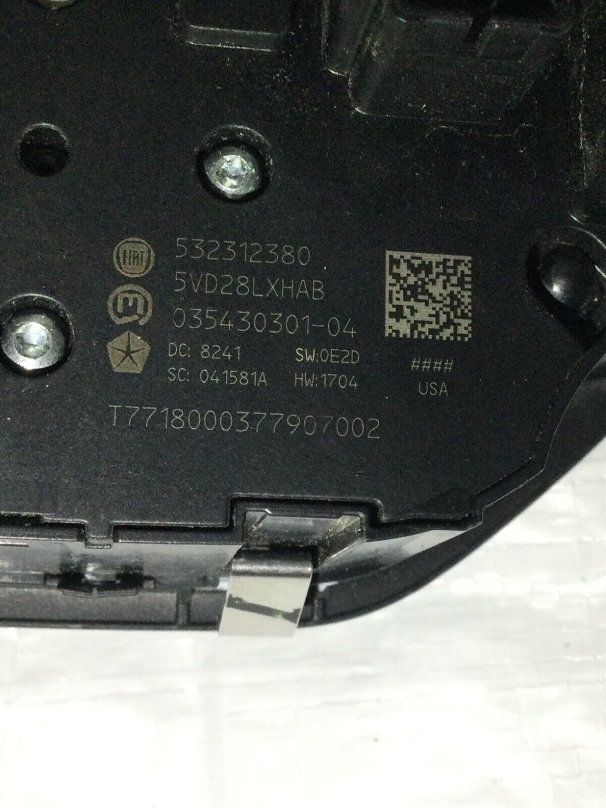 2018-2019 Jeep Compass Transfer Case Shifter Assembly 532312380 OEM