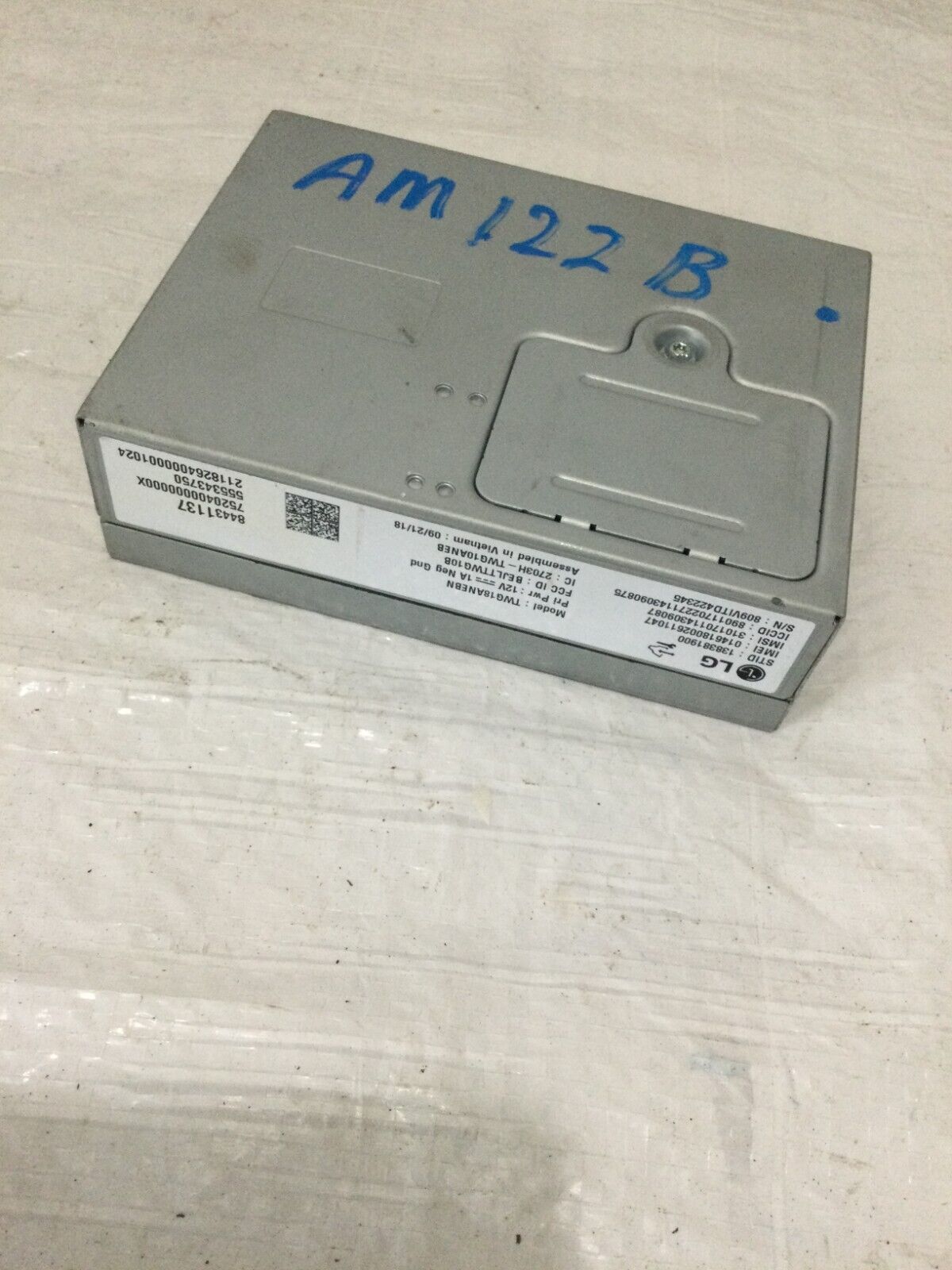 2019 Buick Regal   Comunication Control Module 84431137 OEM