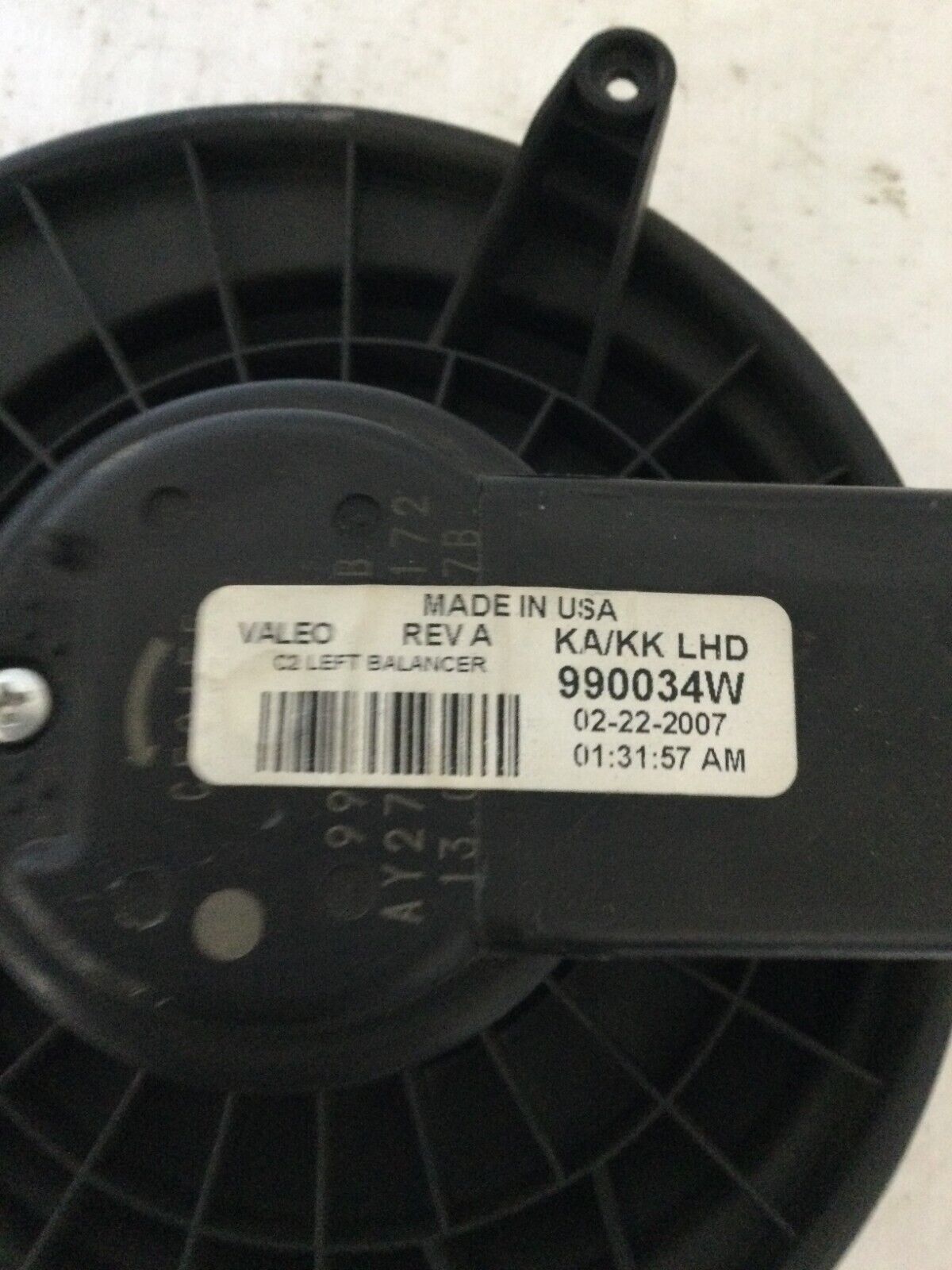 2007 Dodge Nitro A/C Heater Blower Motor OEM 990034W