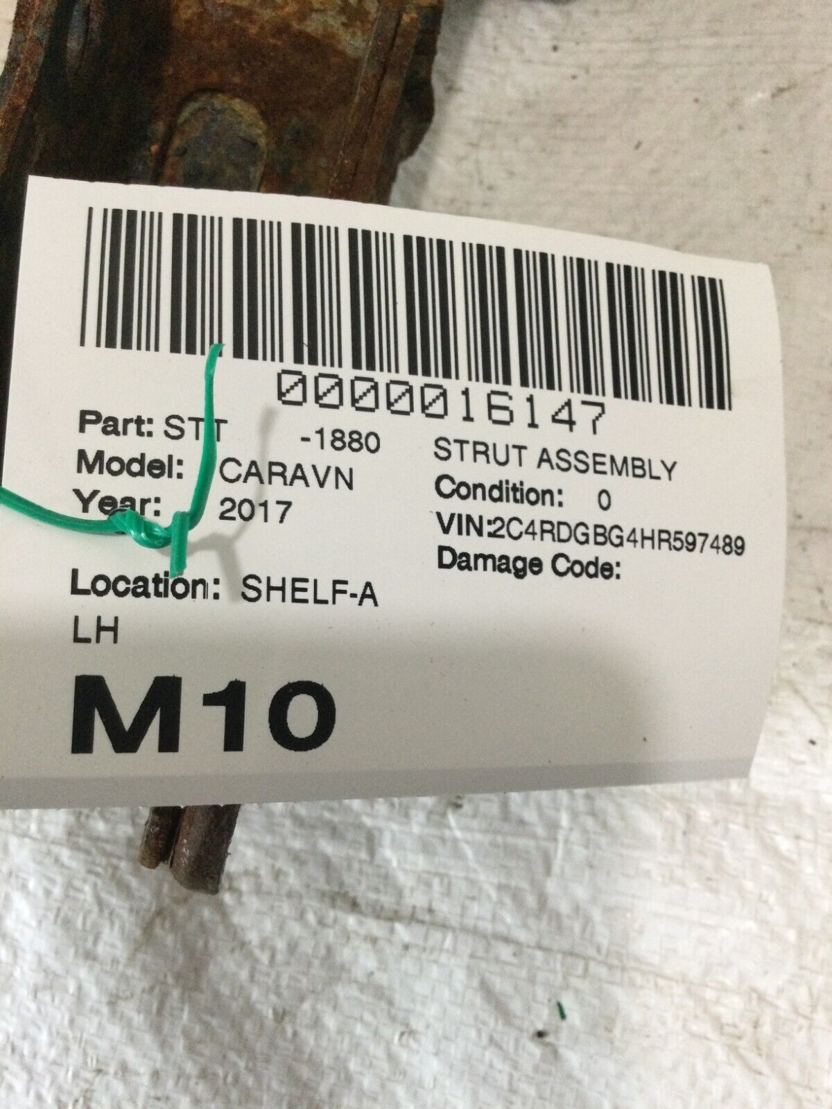 2017 Dodge Grand Caravan   Front Left Shock Strut Assembly OEM