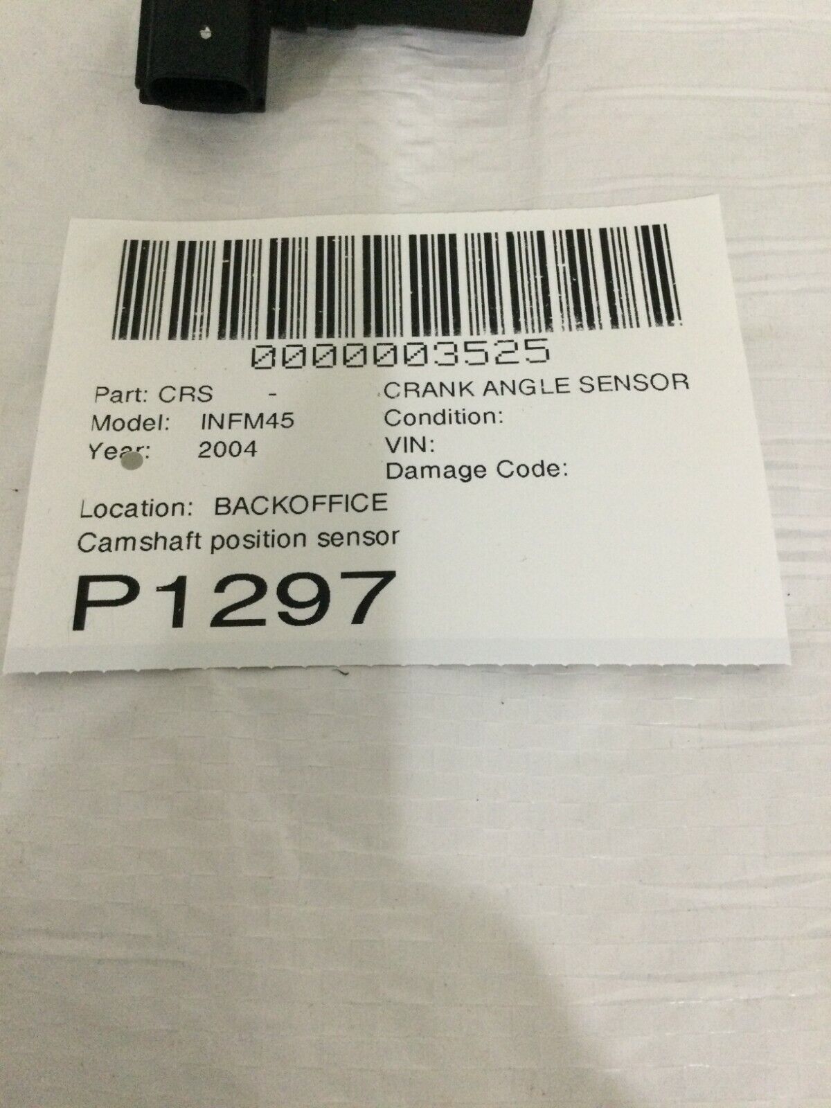 2004 Infiniti M45 Camshaft Position Sensor OEM