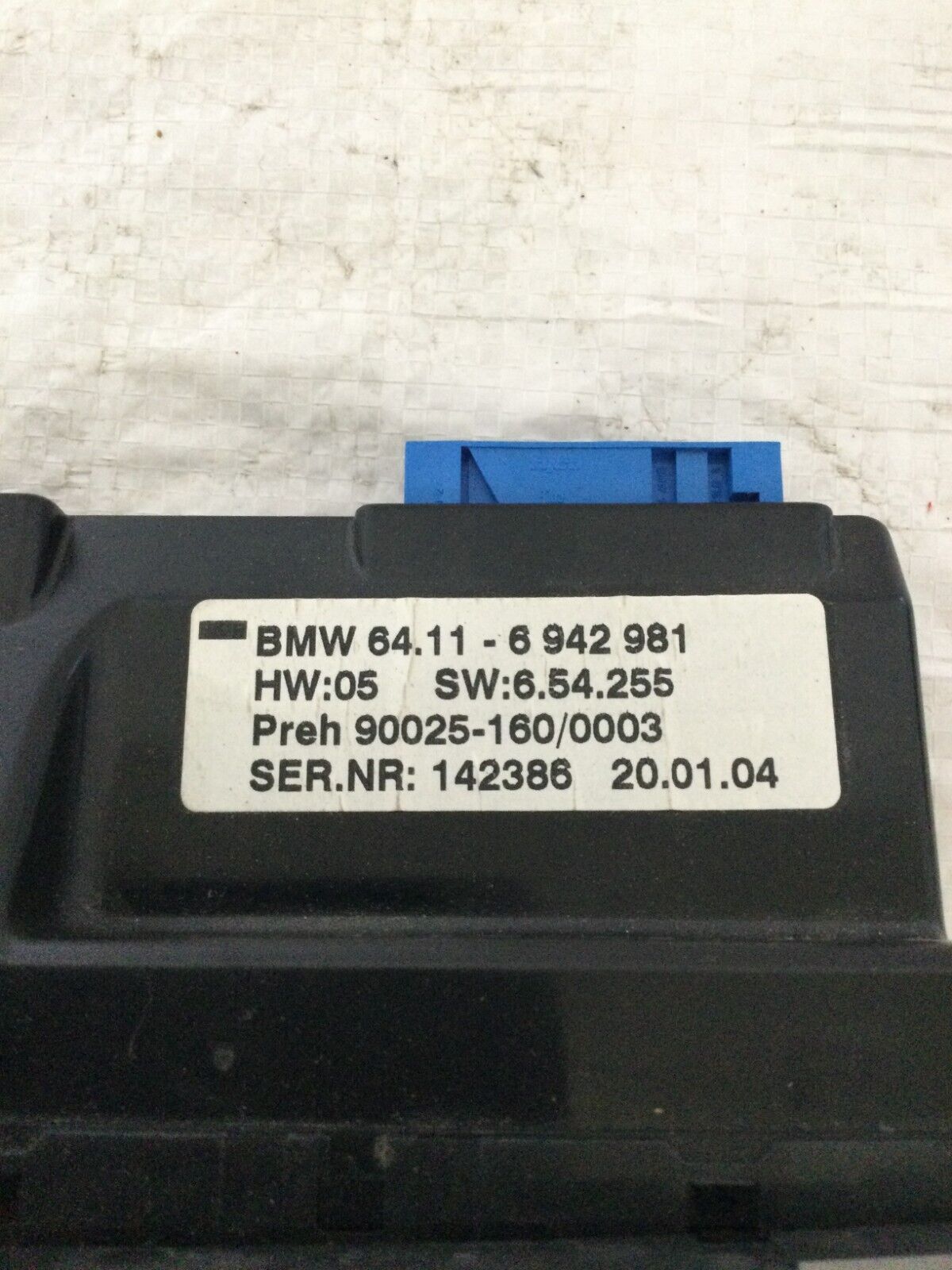  2004 BMW 745i E65/E66 A/C Heater Climate Control Unit OEM 6942981