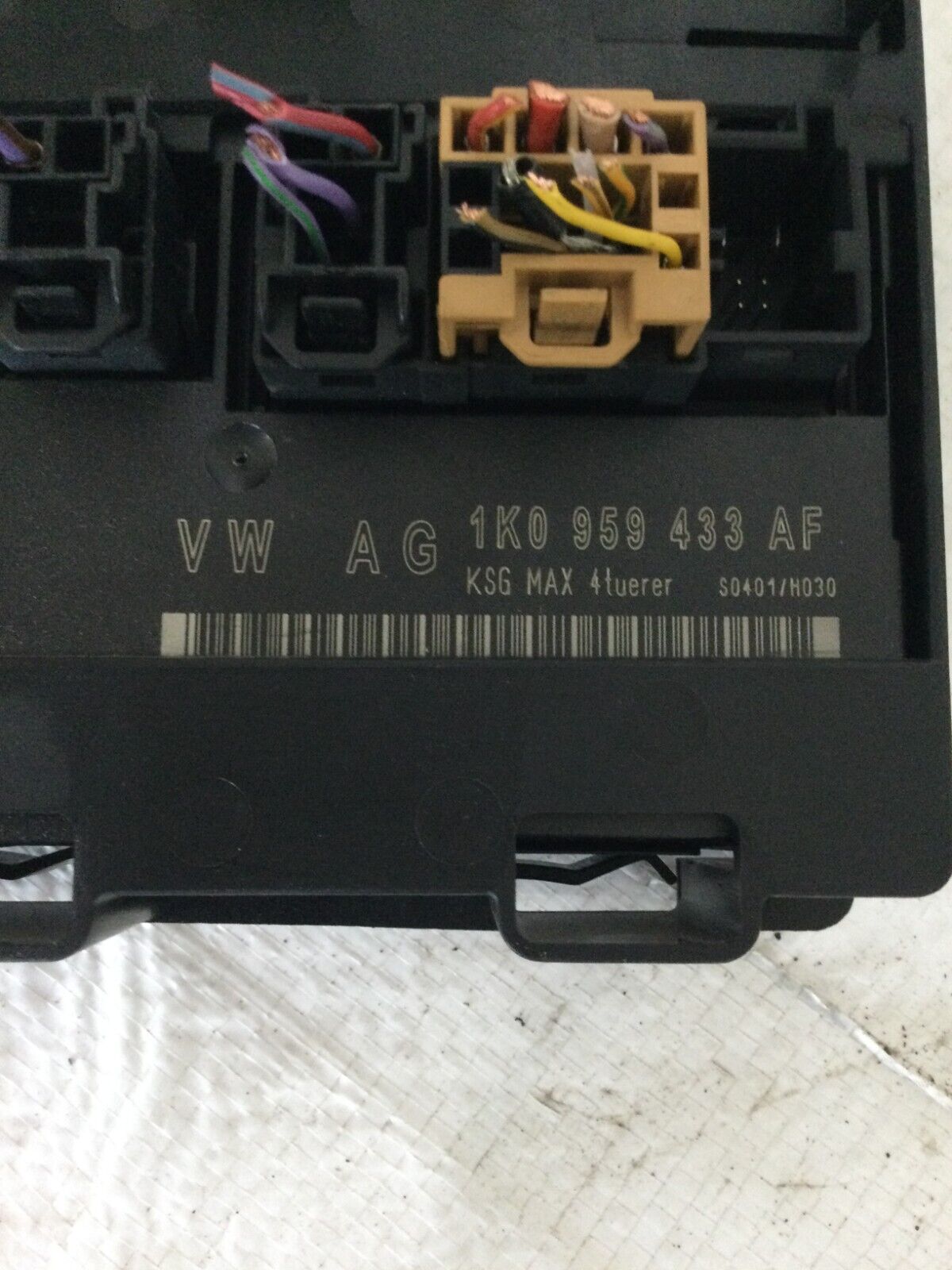 2006 Volkswagen Jetta Comfort Anti-Theft Locking Control Module OEM 1K0959433AF