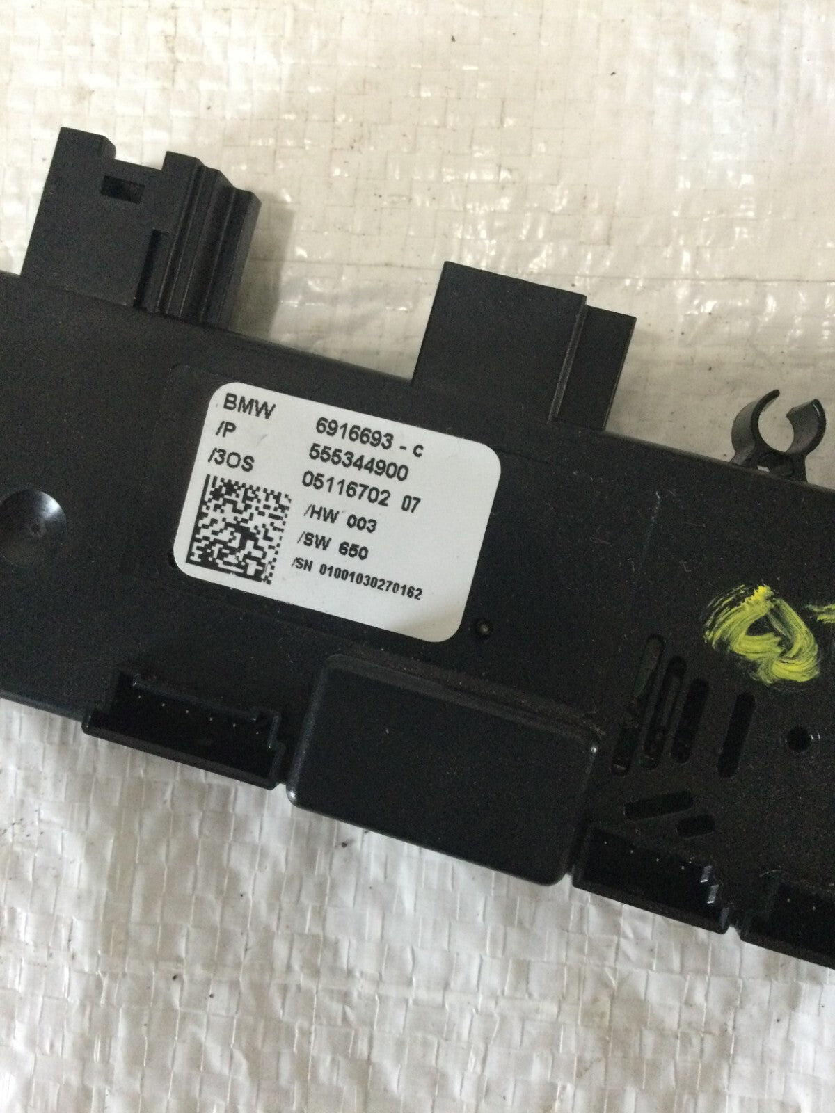 2004 BMW 745I Steering Wheel Control Module 6916693 OEM