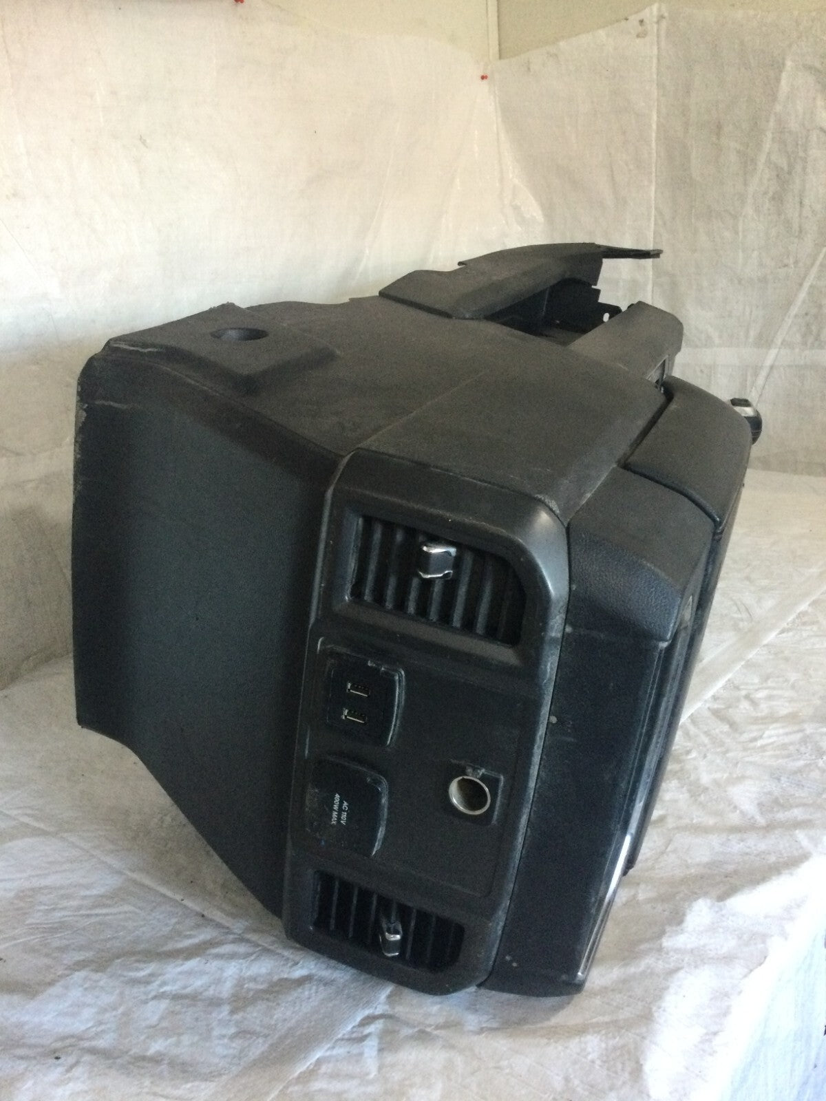 2017-2020 Ford F150 Front Floor Center Console Assembly W/Lid Shifter Black OEM