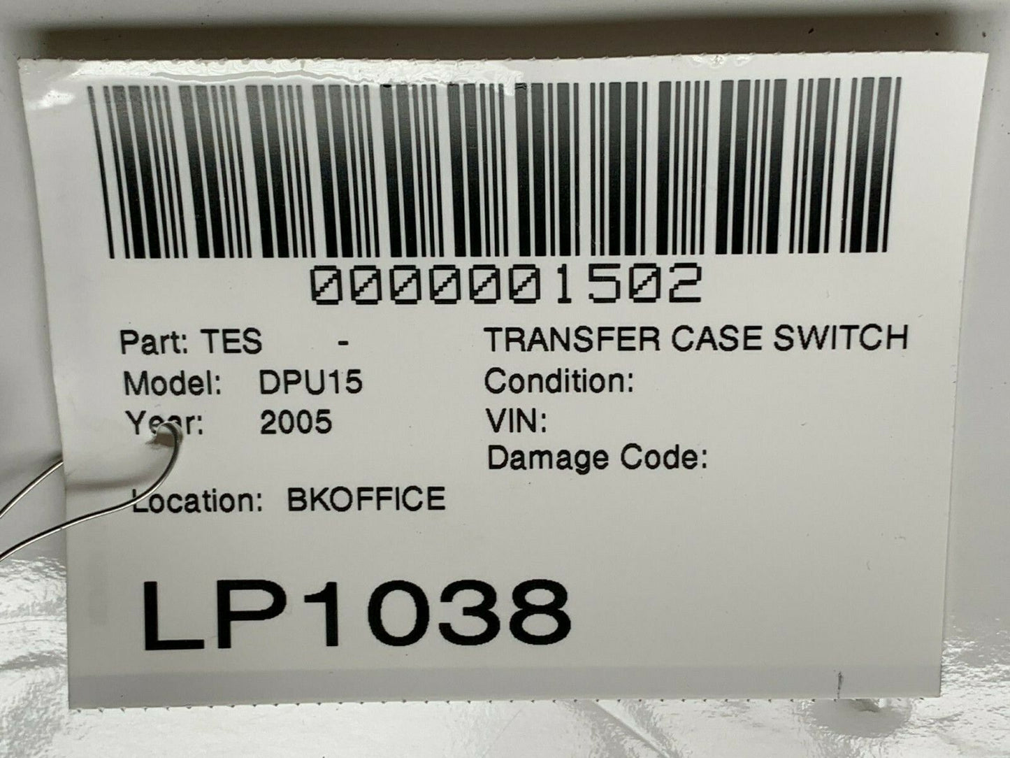 2005 Dodge Ram 1500 4X4 4WD Transfer Case Switch 56049674AE OEM