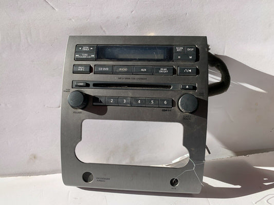 2008-2011 Nissan Titan Audio Radio Climate Trim Face Plate OEM