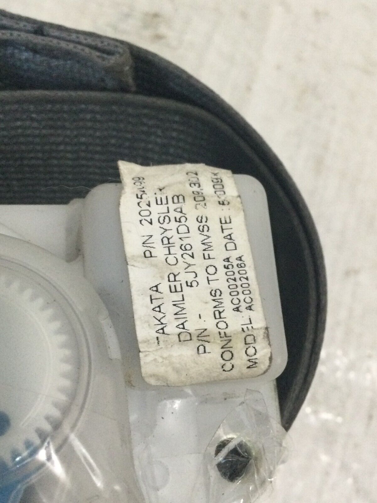 2006 Dodge Ram 1500 Rear Right Side Seat Belt OEM
