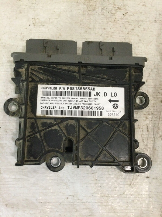 2017 Jeep Wrangler SRS Control Module OEM 68185855AB