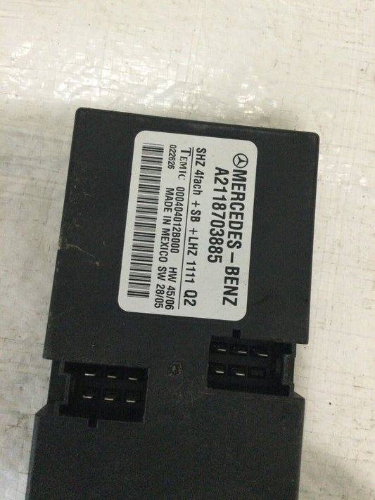 2011 Mercedes-Benz GL- Heated Seat Control Moudle A2118703885 OEM