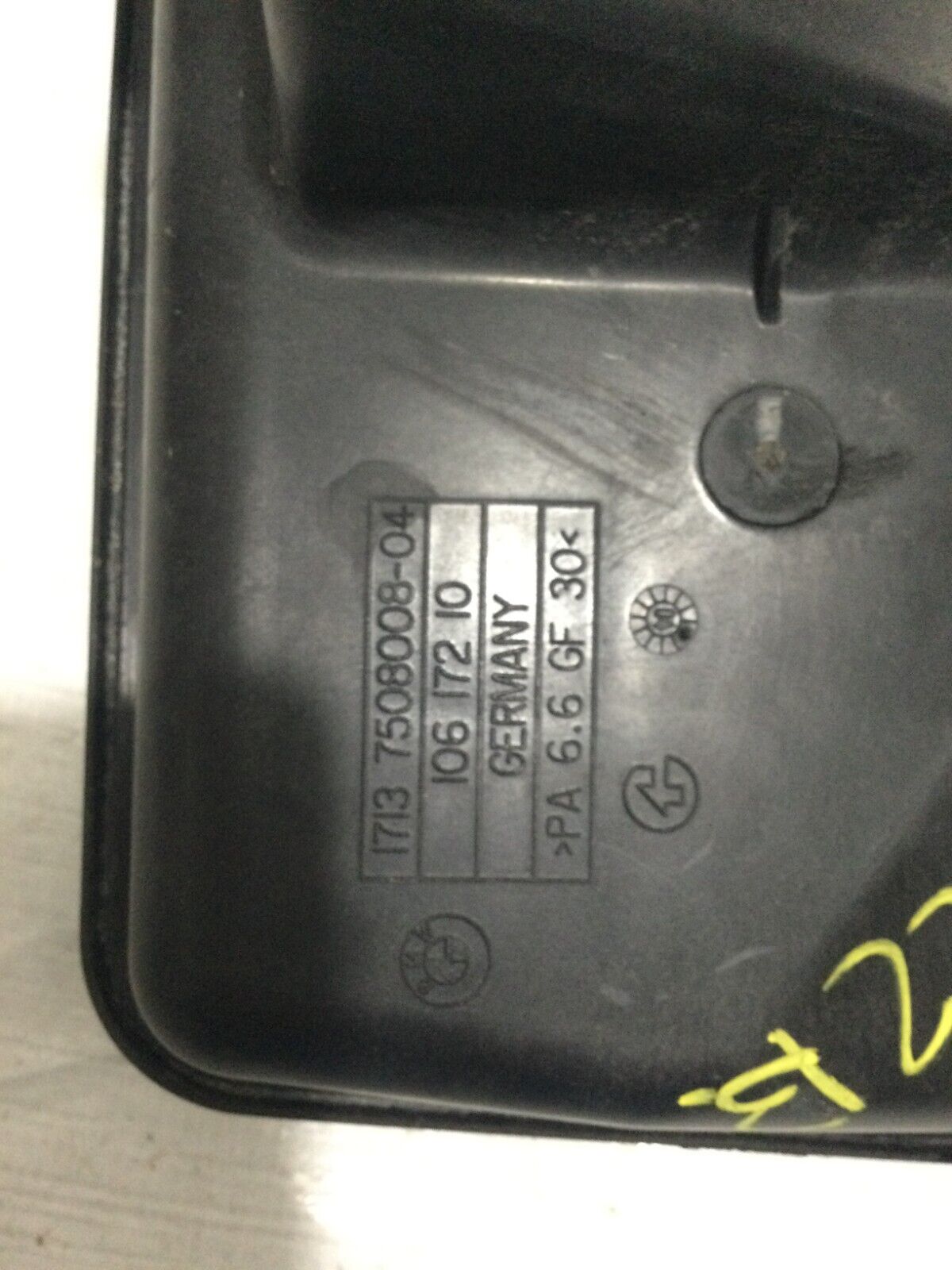 2004 BMW 745I Radiator Coolant Tank Reservoir OEM 7508008