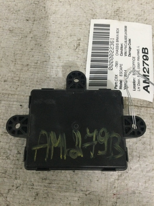 2013-2016 Ford Escape Front Driver Door Control Module OEM CV6T-14B531-FB
