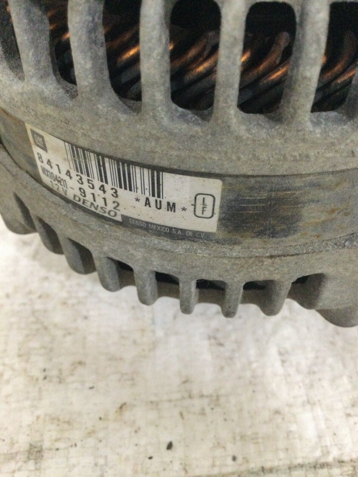 2018 Chevrolet Silverado 1500 Alternator Motor 84143543 OEM 5.3L