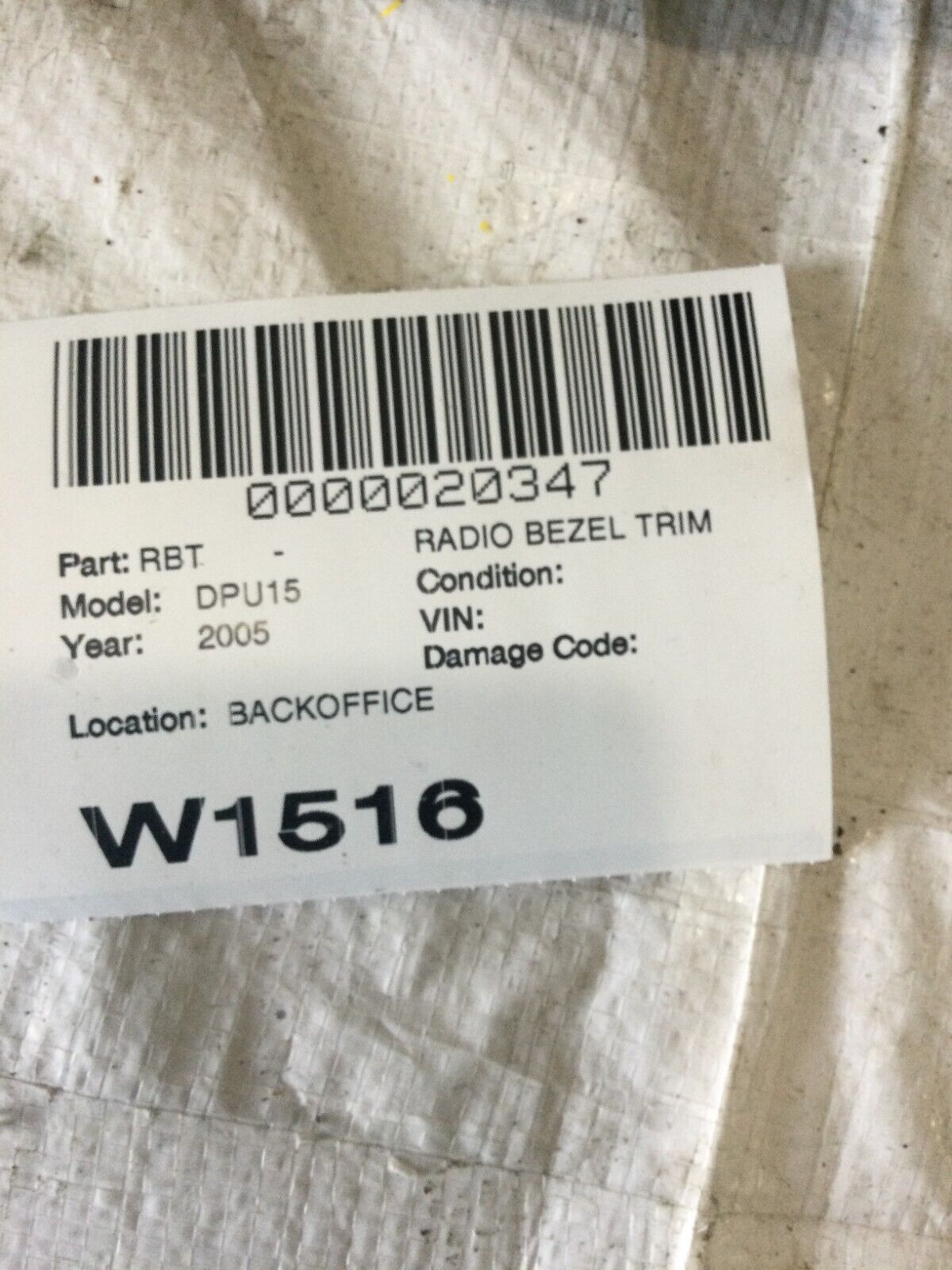 2002-2005 Dodge Ram 1500 Climate Radio Control A/C Heat Dash Vents Bezel OEM