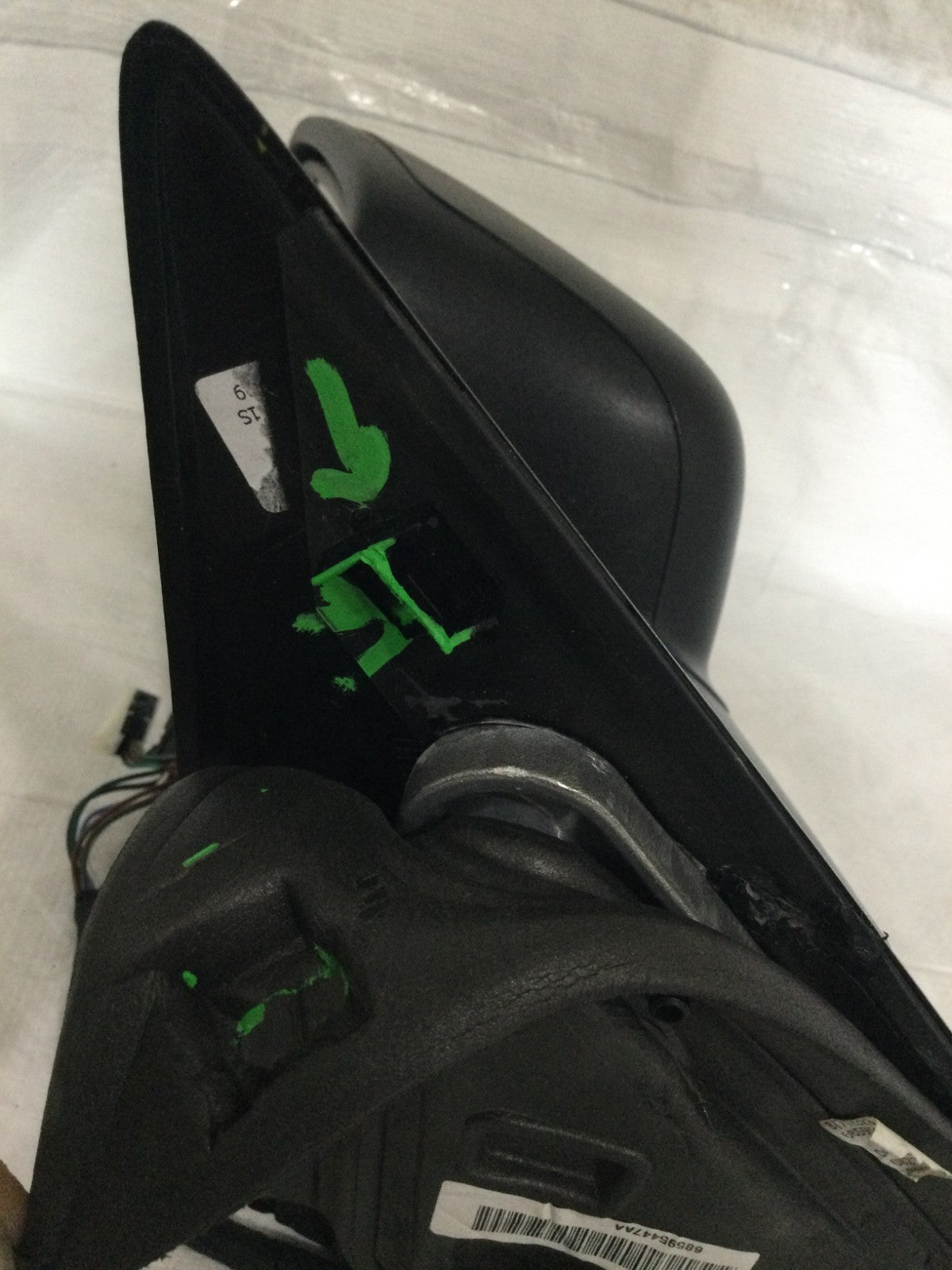 2022-2024 Dodge Ram 1500 LH Left Driver Door Mirror OEM 68595447AA DAMAGED