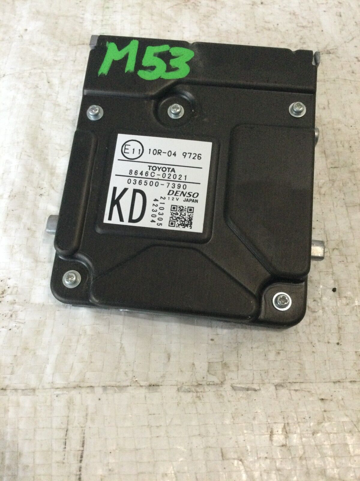 2021 Toyota Corolla Forward Recognition Camera /Projector 10r-049726 OEM
