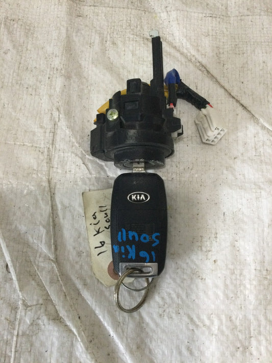 2016 Kia Soul Ignition Switch Cylinder Lock W/ Key OEM