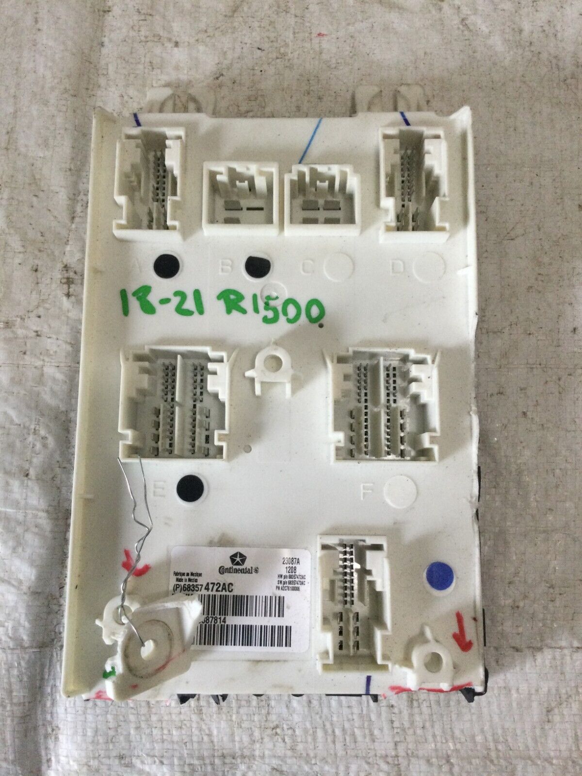 2018 Dodge  Ram  1500   Body Control Module  BCM 68357 472AC OEM
