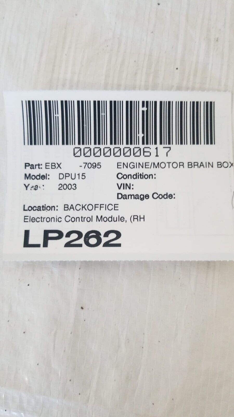 2003 Dodge Ram 1500 ECU ECM 4.7L Engine Computer Control Module OEM 56028660AB