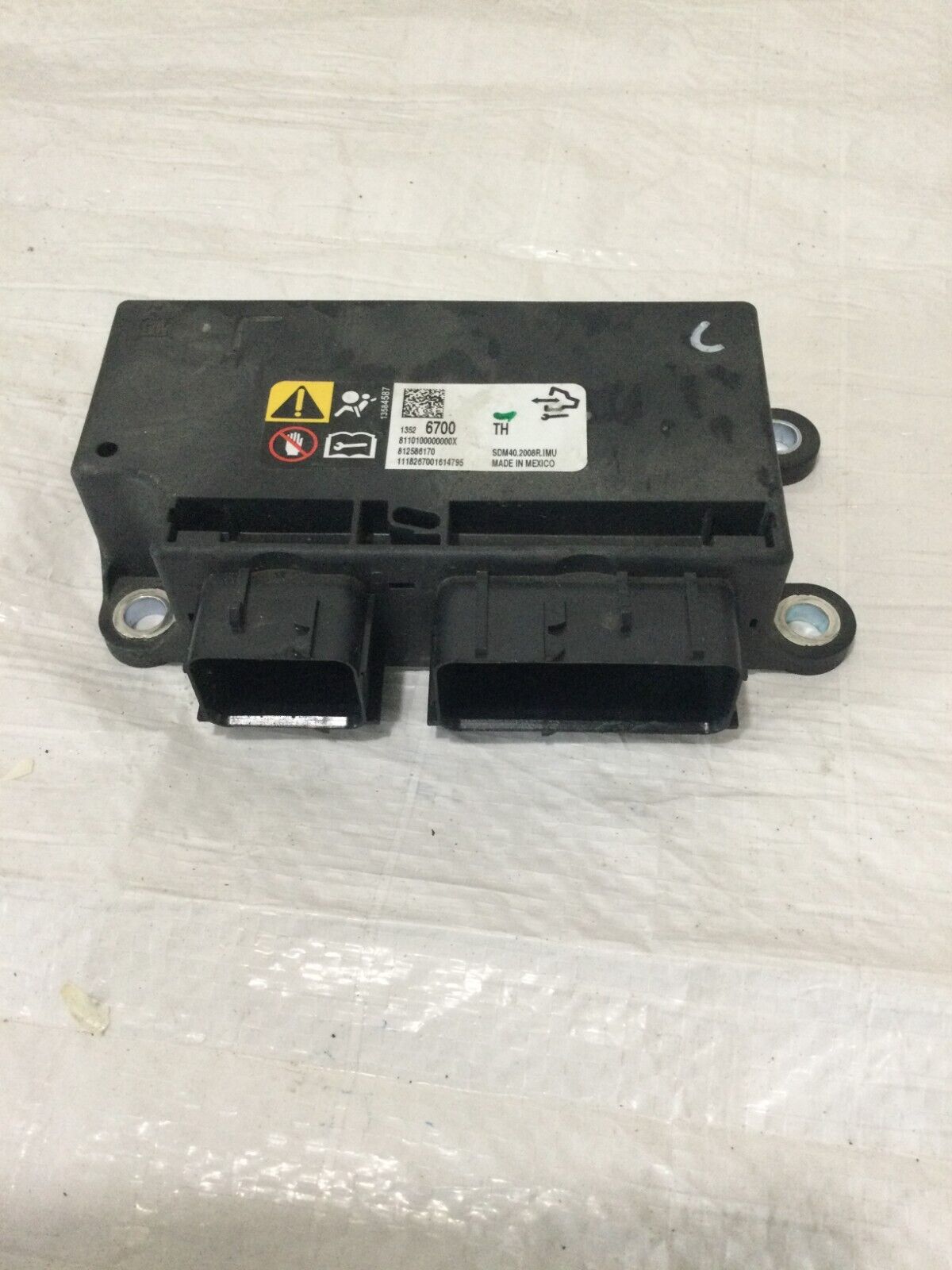 2018 2019 2020 Buick Regal Sportback SRS Restraint Control Module OEM 13526700