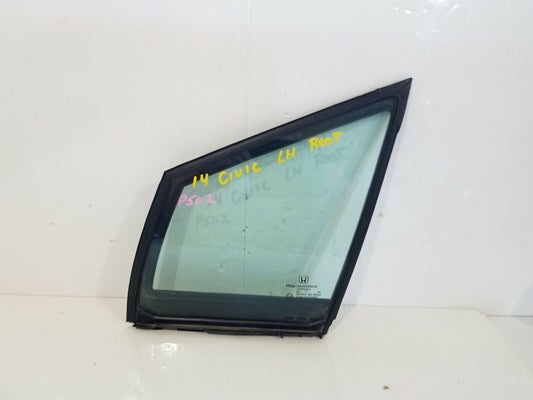 2014 Honda Civic Sedan 1.8L Front Left Air Vent Quarter Window Glass OEM