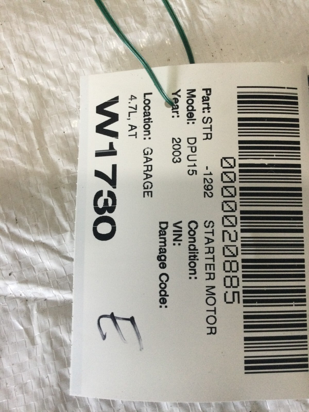 2002-2004 Dodge Ram 1500 Engine Starter Motor OEM ( DAMAGE IS MARKED )