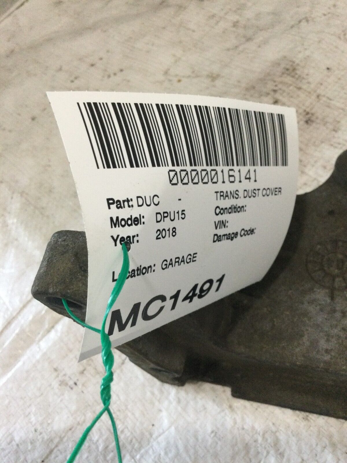2018 Dodge Ram 1500 Cover Dust Structural Collar OEM 53021491AA