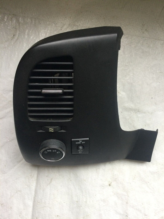 2008 Chevy Silverado 1500 Left A/C Vent Dash Trim Headlight Switch Fog Dimmer OE