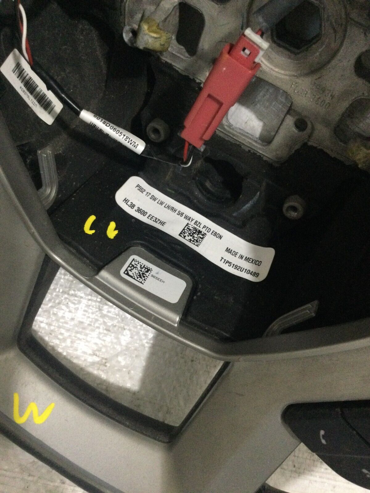 2017-2020 FORD F150 STEERING WHEEL HL3B3600EE3ZH OEM