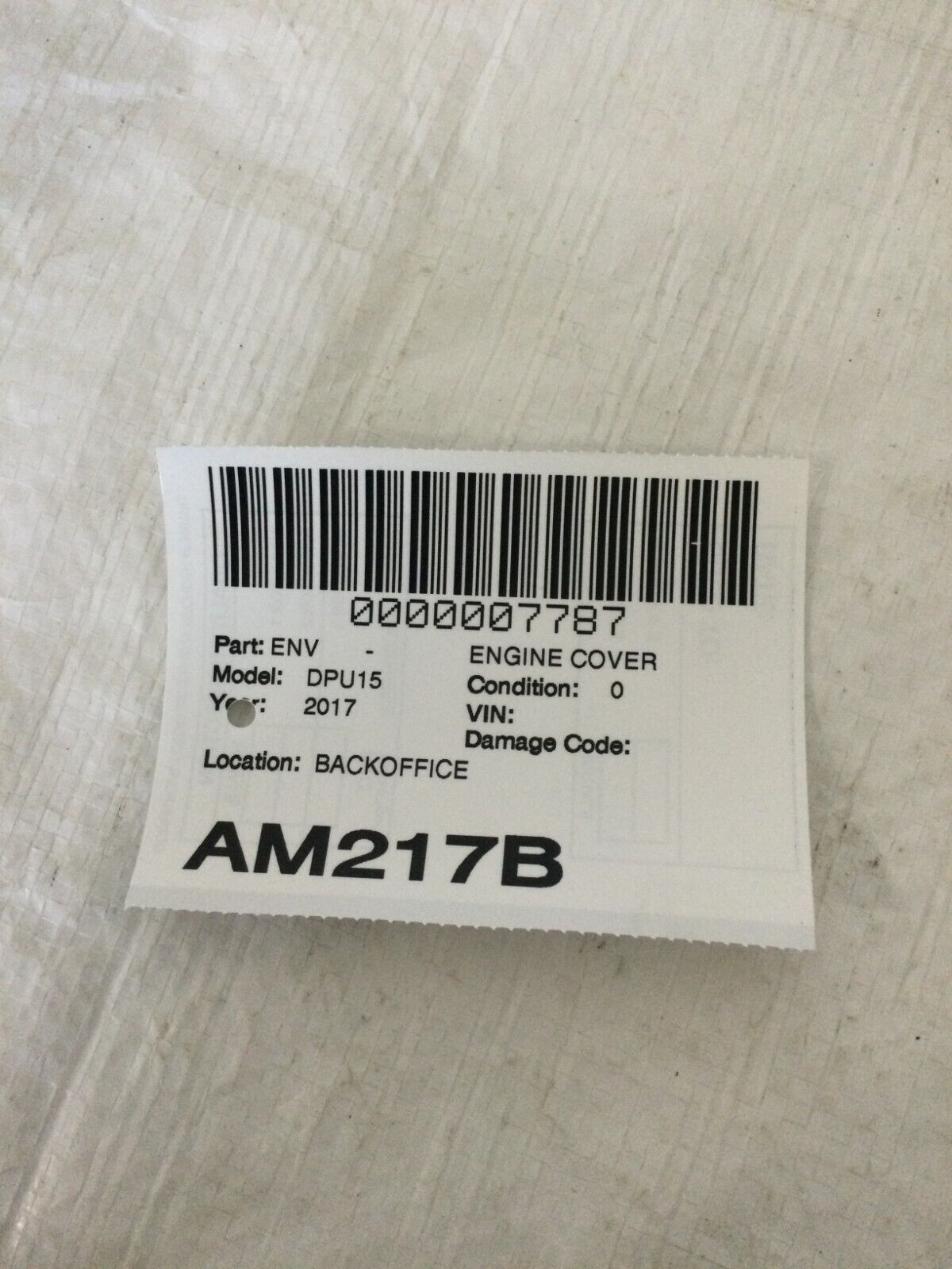2017 Dodge Ram 1500 Engine Cover HEMI 5.7L OEM