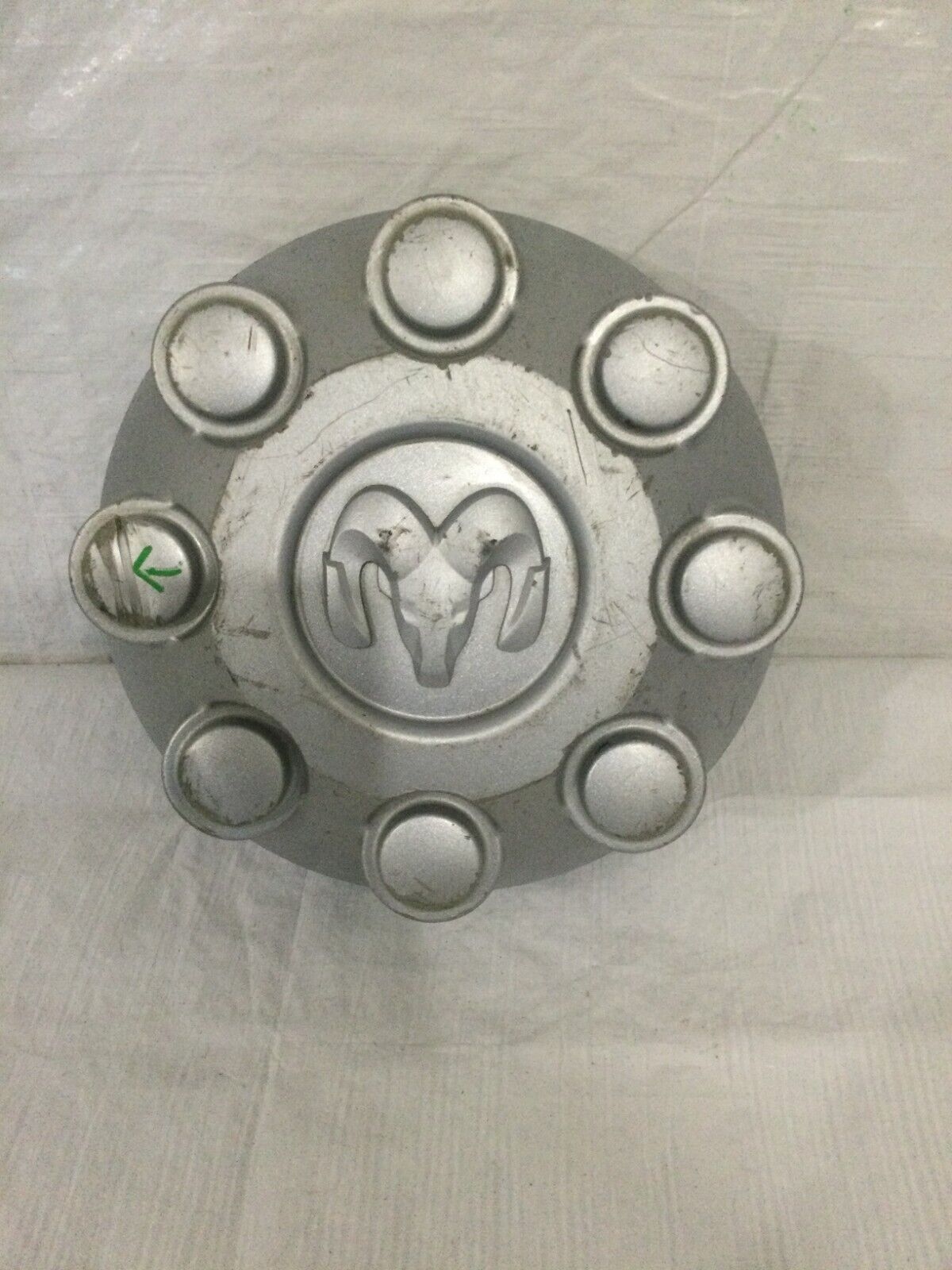 Chrome 8 Lug Dodge Ram 1500 2500 3500 Wheel Center Cap 17" 52121450AA Hubcap