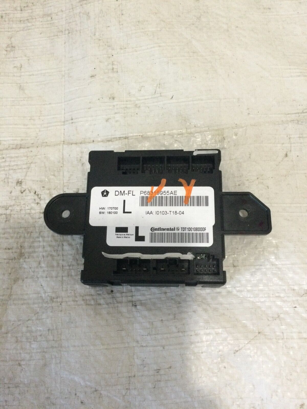 2019 RAM 1500 Front Left Side Door Control Module OEM