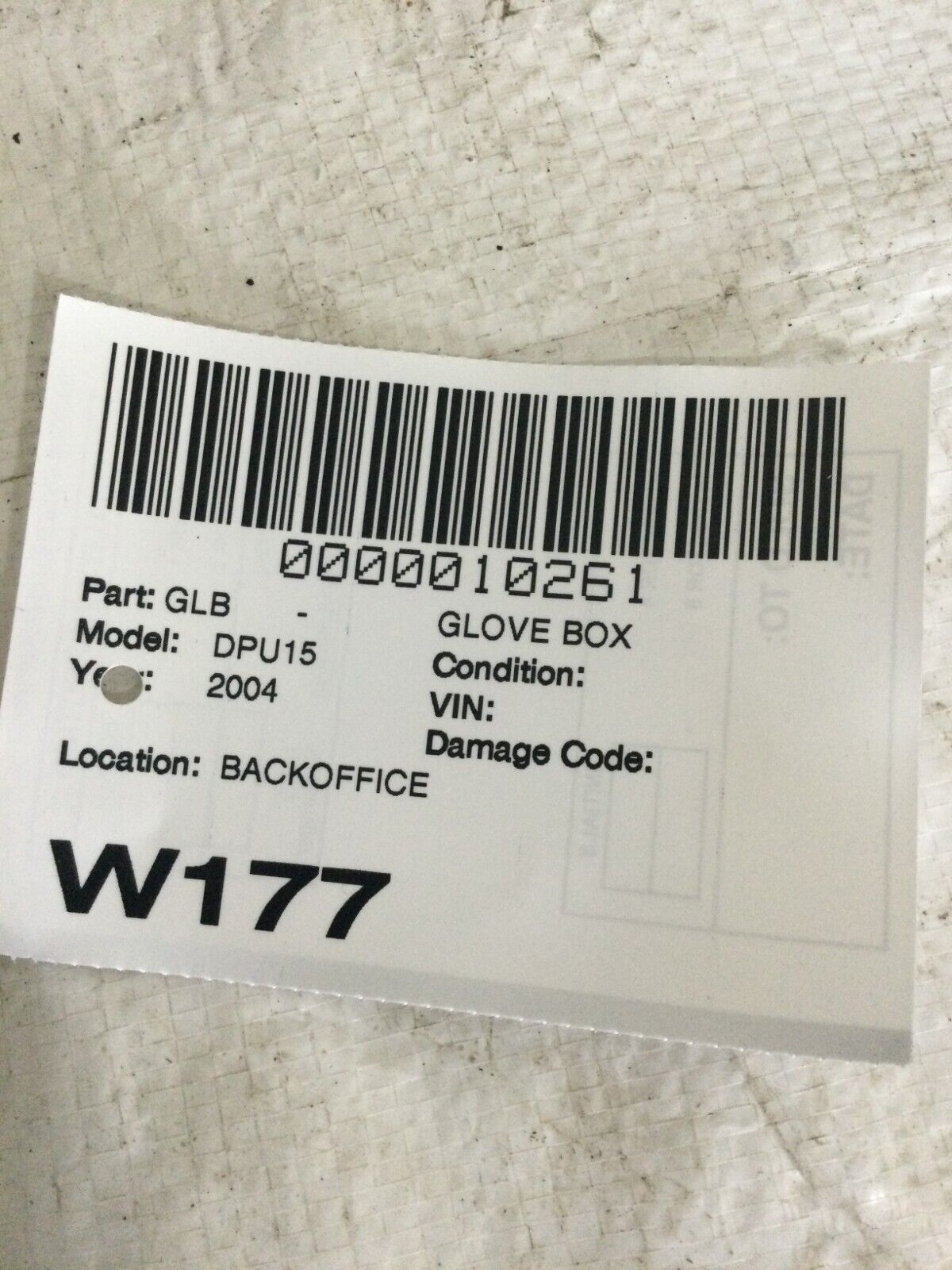 2004 Dodge Ram 1500 2500 3500 Glove Box Dark Charcoal OEM 5GT18TRM