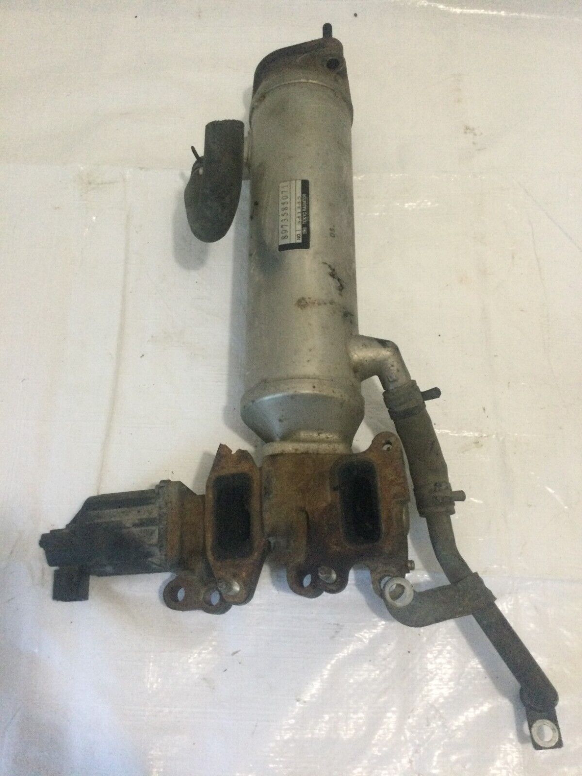 2006-2007 GMC Sierra 2500HD DMAX LBZ EGR Valve Motor & Cooler 8973585071 OEM