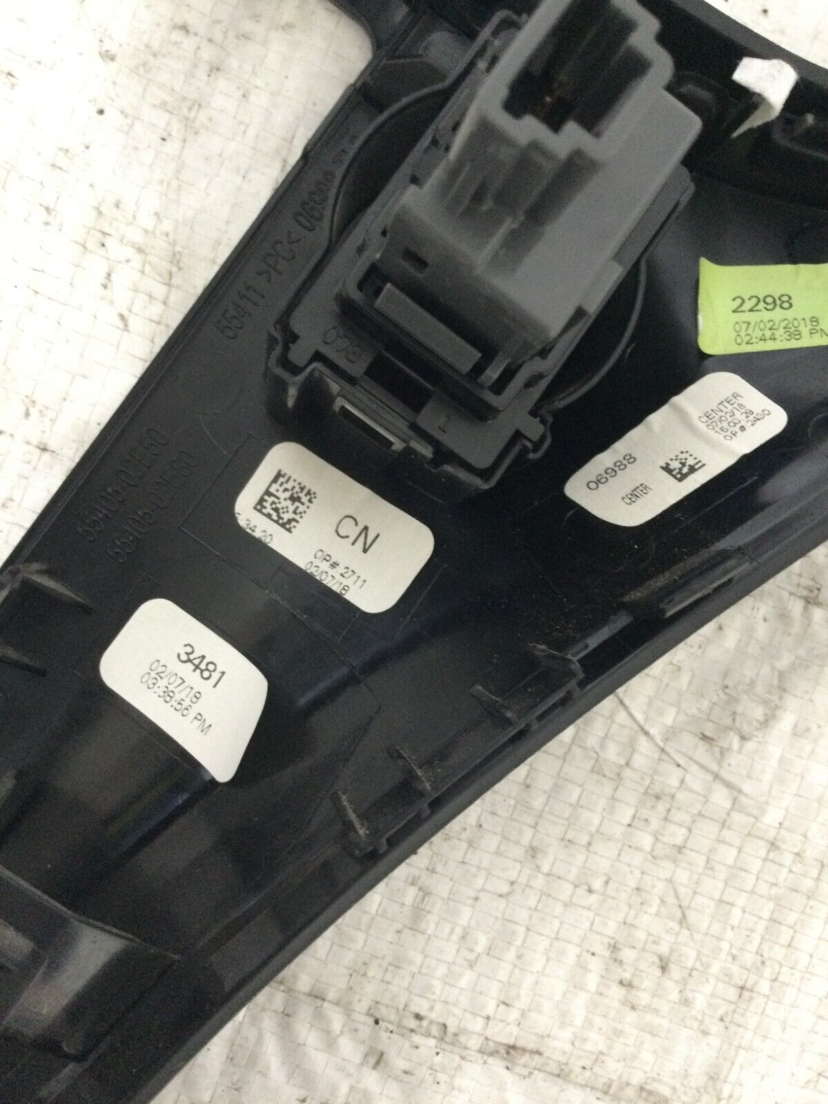2017 2018 2019 Toyota Corolla Dash Radio Trim Bezel w/ Hazard Switch 55405-02E50